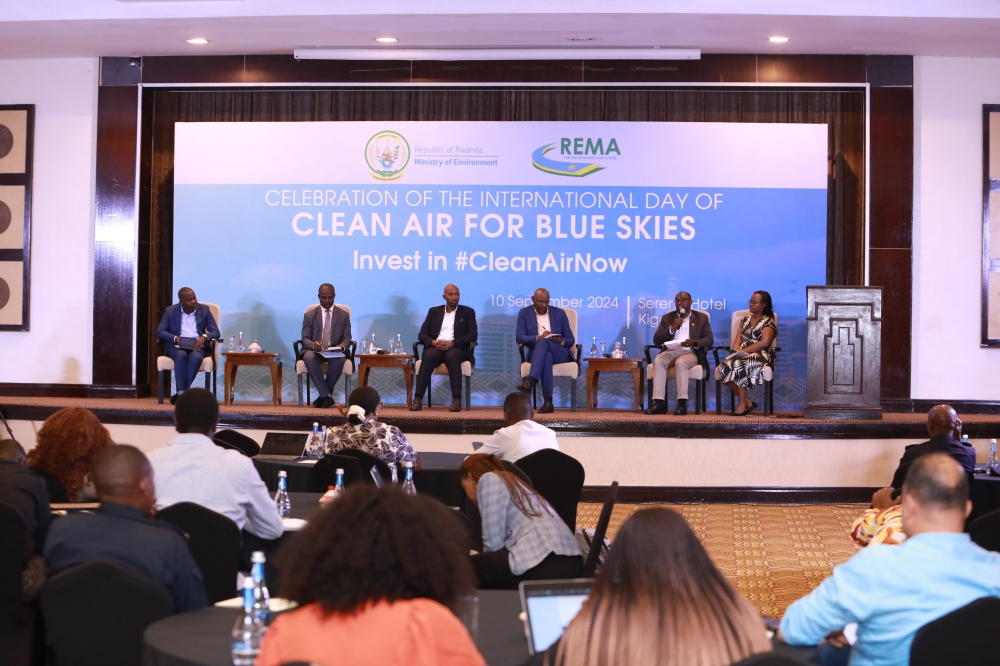 Experts during a panel discussion during the celebration the International Day of Clean Air for Blue Skies on Tuesday, September 10. Courtesy