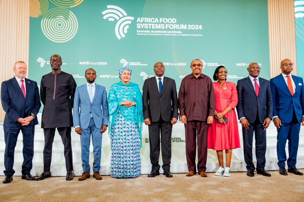 Prime Minister Edouard Ngirente presided over the launch of Rwanda Legacy Program” at the 2024 Africa Food Systems Forum (AFS Forum 2024)  on September 6