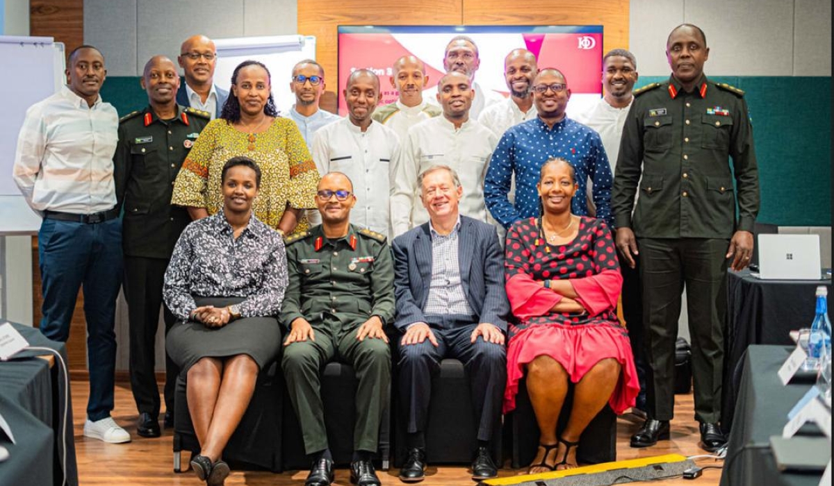 Delegates pose for a photo as the African voice of Directors Ltd (AvD) in partnership with the UK-based Institute of Directors (IoD), has launched the well-known Chartered Director Programme in Rwanda. All photos: Courtesy