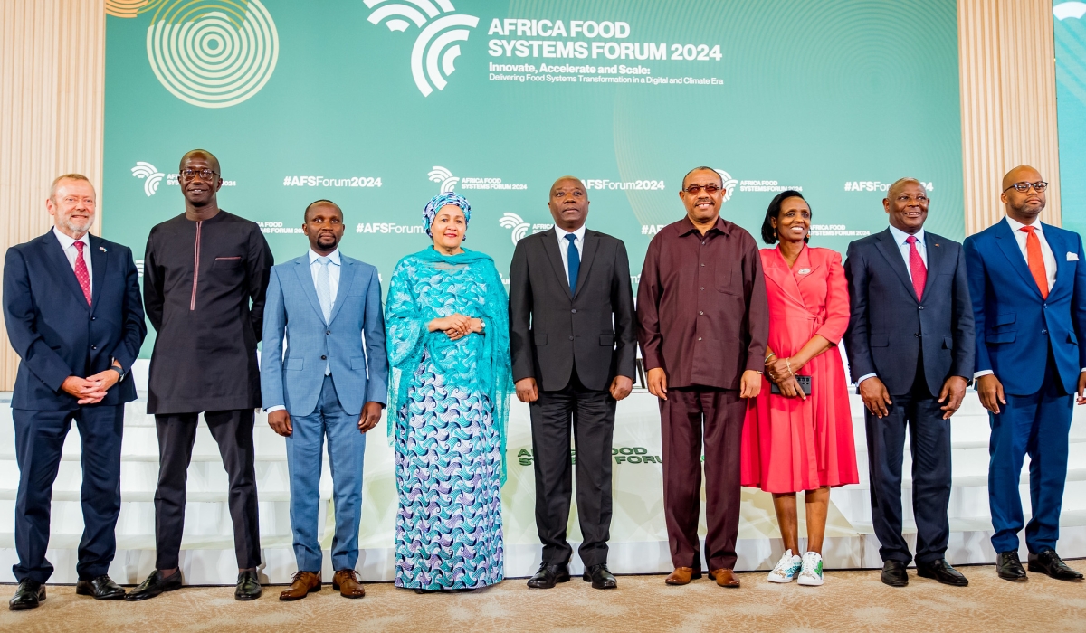 Prime Minister Edouard Ngirente presided over the launch of Rwanda Legacy Program” at the 2024 Africa Food Systems Forum (AFS Forum 2024)  on September 6