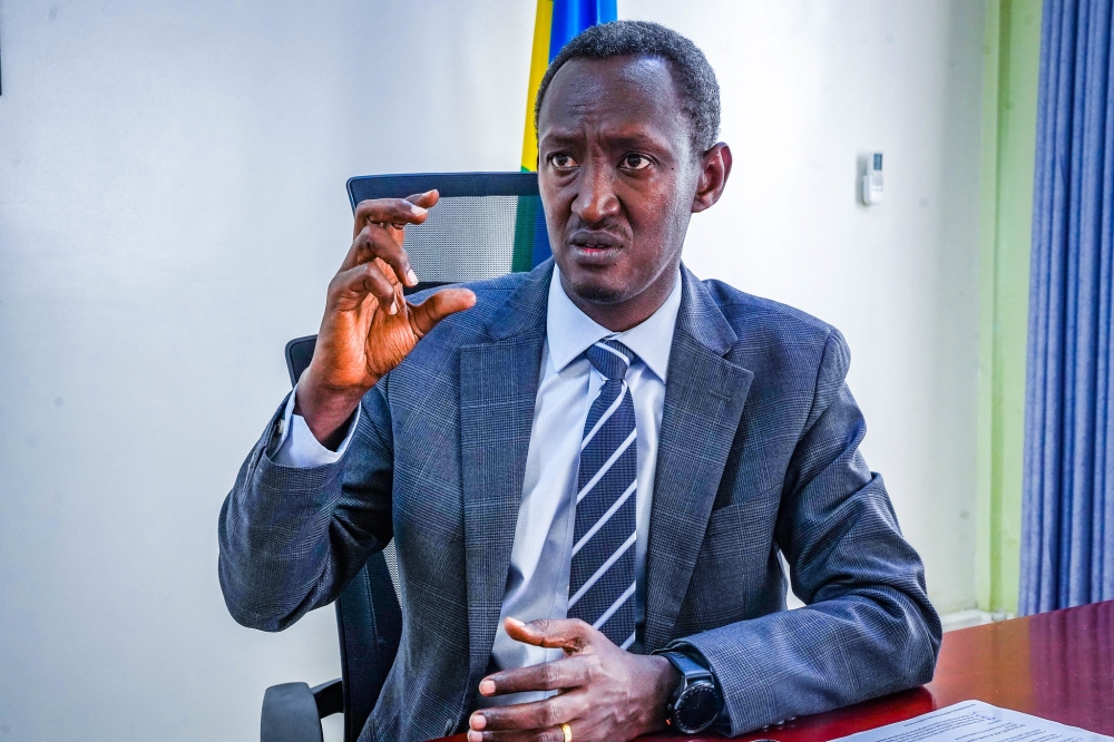 Ivan Murenzi, the Director General of the National Institute of Statistics of Rwanda speaks to The New Times during the interview on on August 29, 2024. Photos by Craish Bahizi