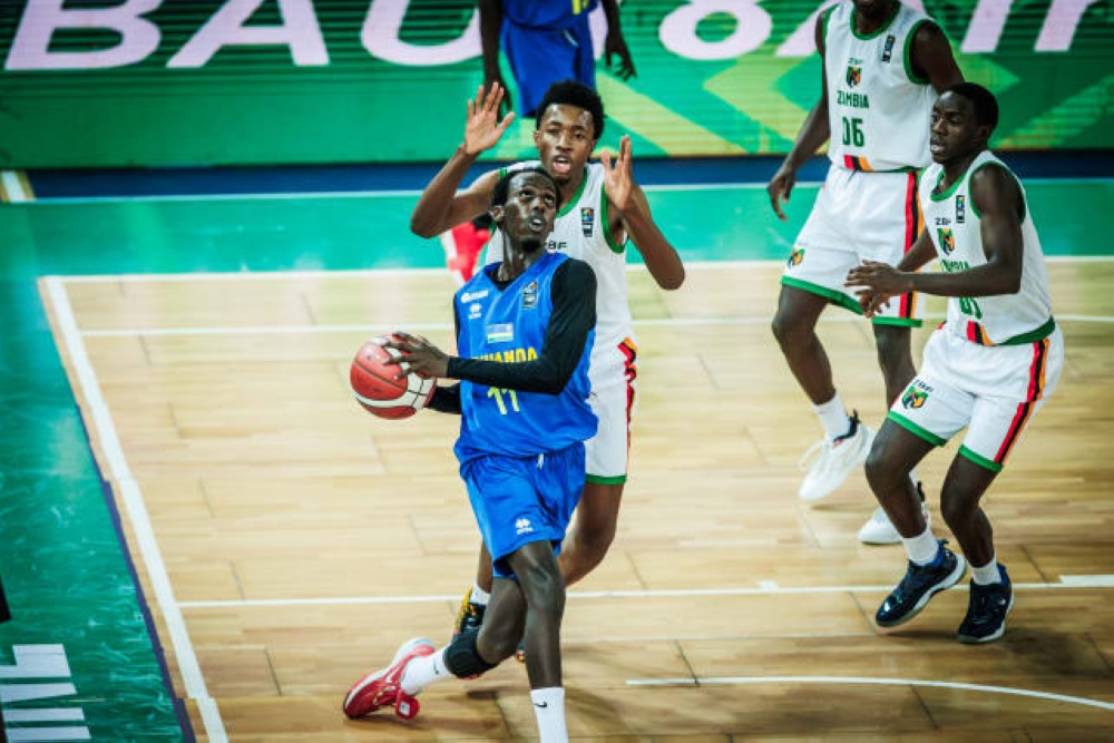 Canada-based shooting guard Dylan Kayijuka during the game. Courtesy