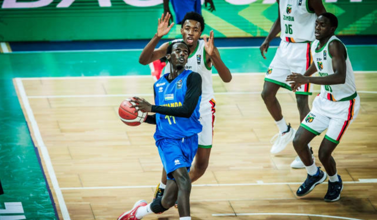 Canada-based shooting guard Dylan Kayijuka during the game. Courtesy