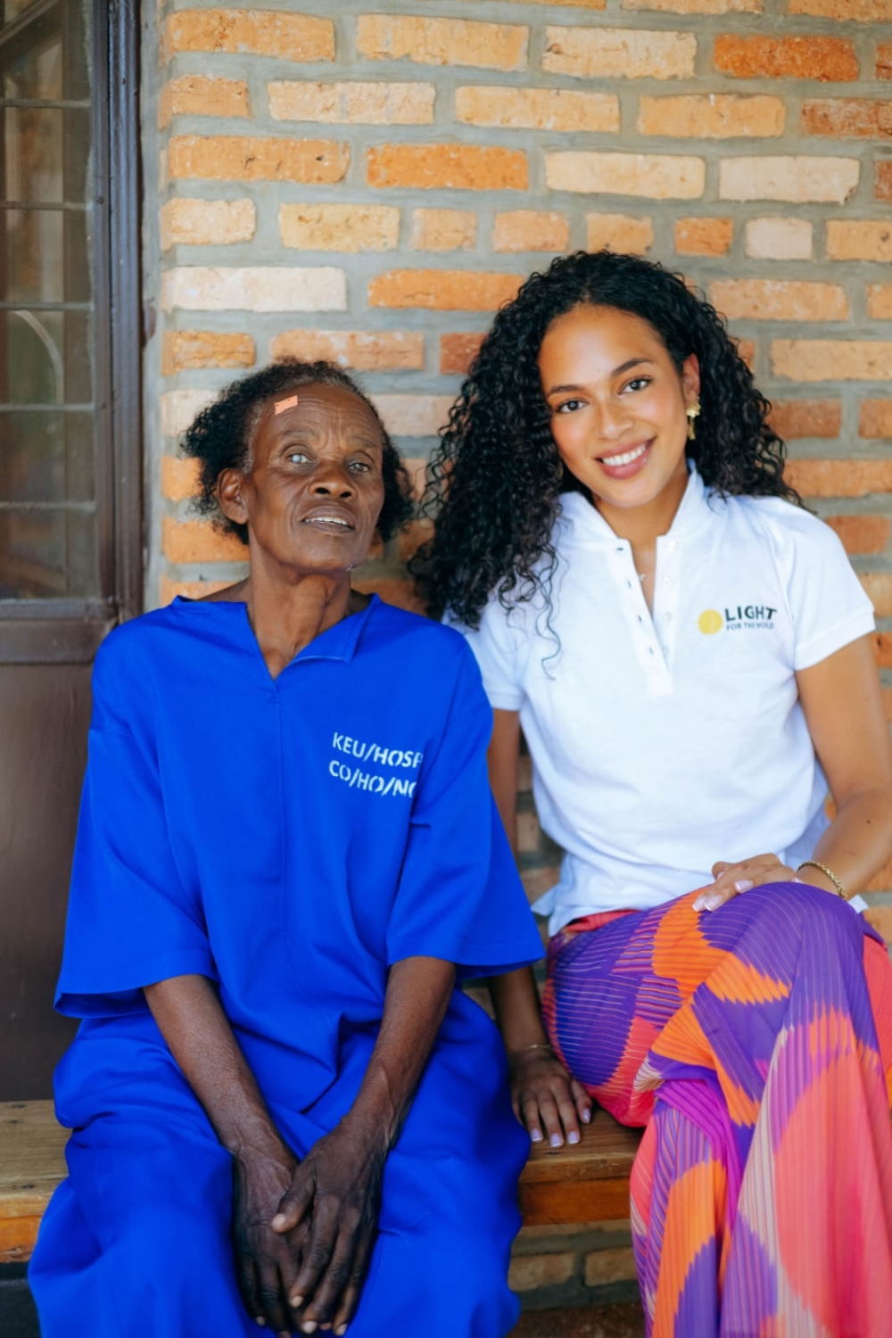 Miss Kenza Johanna Ameloot shared her experience on her first day when she visited patients at Kabgayi Referral Eye Clinic, in Muhanga District on Monday, September 9.