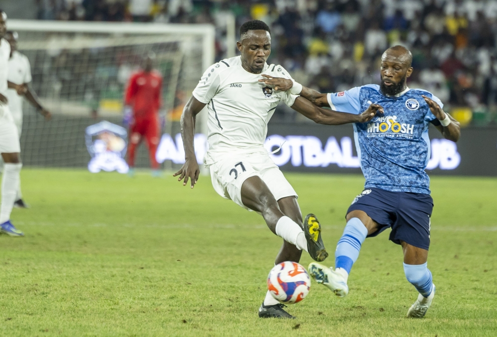 APR FC were held to a 1-1 draw by Egyptian powerhouse Pyramids FC  in Kigali on Saturday, September 14. Photos by Olivier Mugwiza