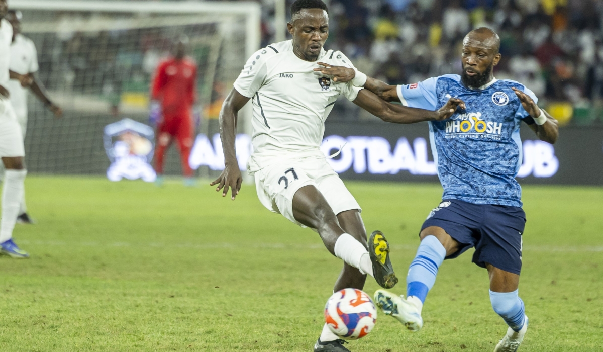 APR FC were held to a 1-1 draw by Egyptian powerhouse Pyramids FC  in Kigali on Saturday, September 14. Photos by Olivier Mugwiza