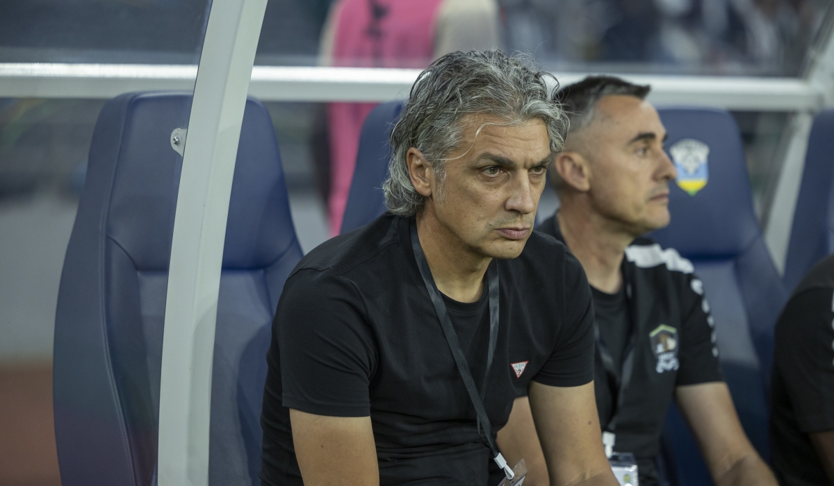 APR FC head coach, Darko Novic during his side&#039;s 1-1 draw in Kigali on Saturday, September 14-Olivier Mugwiza