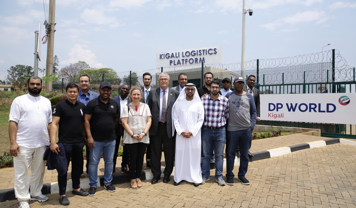 Trade Mission from UAE visit Dubai Port World at Masaka in Kicukiro District in Kigali, on  August 30, 2019.  File