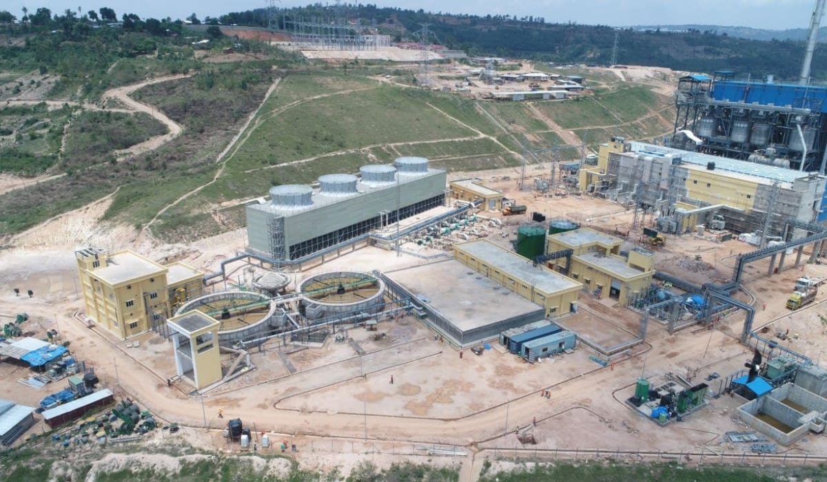 An aerial view of Hakan Peat Power plant in Gisagara District (80MW). One of projects through Foreign Direct Investments (FDIs) in Rwanda.Courtesy