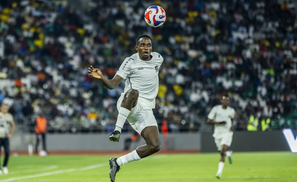 APR FC midfielder Bosco Ruboneka in action during the game against Azam FC at Amahoro stadium on August 24, 2024. Olivier Mugwiza