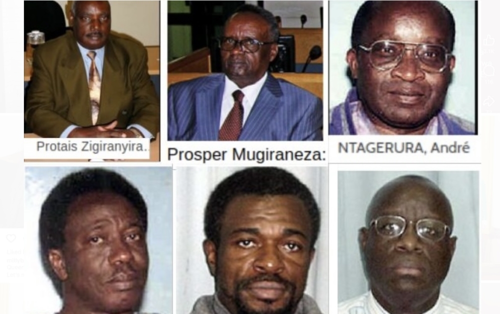 Six convicts of the 1994 Genocide against the Tutsi,Innocent Sagahutu, Francois Xavier Nzuwonemeye, Prosper Mugiraneza, Alphonse Nteziryayo, Andre Ntagerura, Protais Zigiranyirazo.