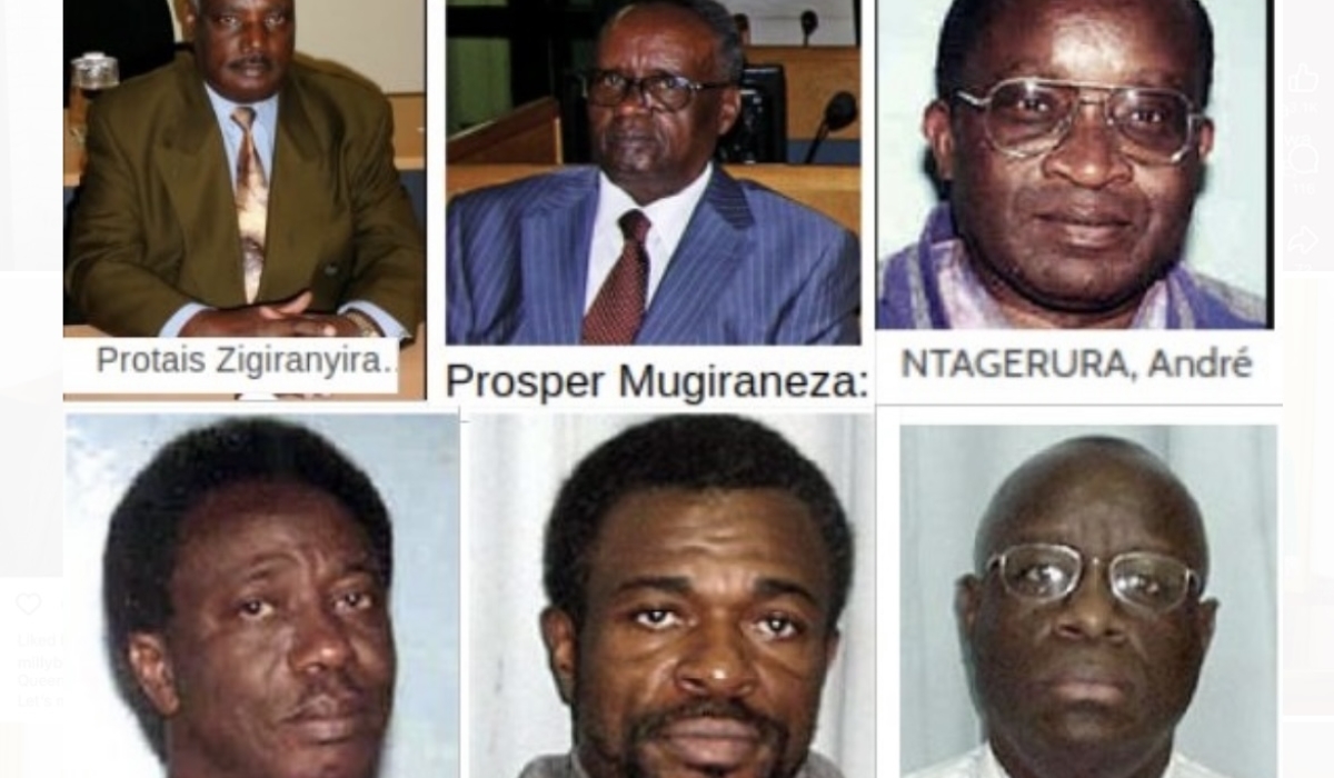 Six convicts of the 1994 Genocide against the Tutsi,Innocent Sagahutu, Francois Xavier Nzuwonemeye, Prosper Mugiraneza, Alphonse Nteziryayo, Andre Ntagerura, Protais Zigiranyirazo.