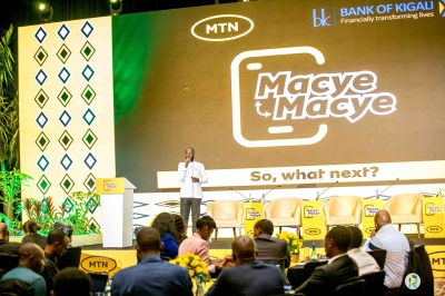 The Macye Macye scheme was launched by MTN Rwanda in partnership with Bank of Kigali and the smartphone financing company Intelligra Solutions in November 2022. File