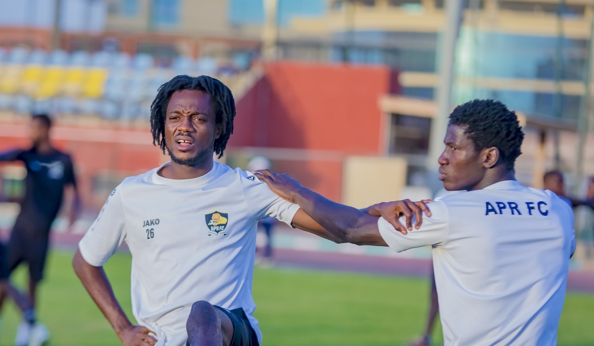 APR FC  midfielder Richmond Lamptey during a training session in Cairo ahead of Saturday&#039;s crunch CAF Champions League clash with Pyramids-courtesy