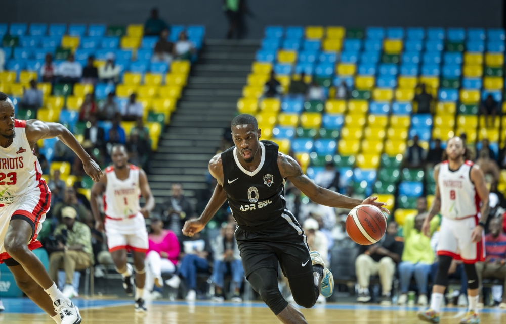 Star guard Isaiah Miller scored 11 of his 24 points in the fourth quarter as APR completed a commanding 80-78 Game 5 comeback win over Patriots on Friday night, September 20 at BK Arena- Olivier Mugwiza