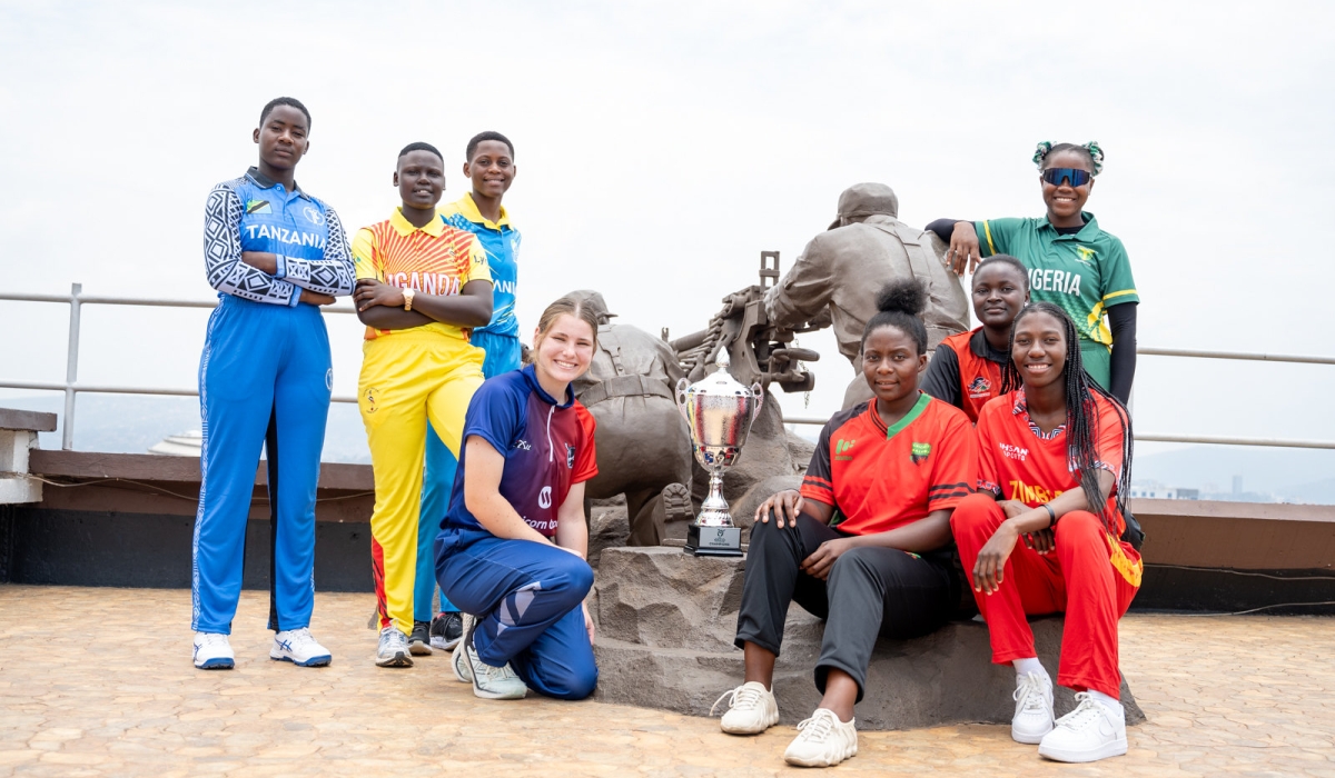 U19 Women&#039;s Captains pose for a photo at the Museum for Campaign against Genocide-courtesy