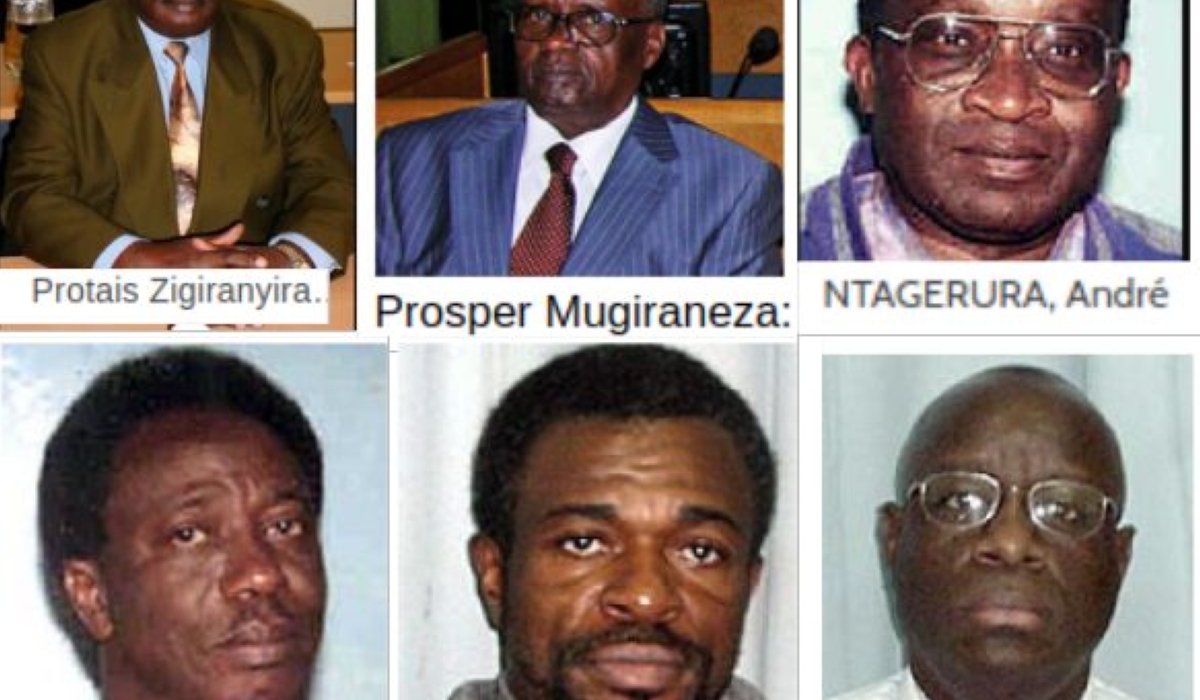 Six convicts of the 1994 Genocide against the Tutsi, Innocent Sagahutu, Francois Xavier Nzuwonemeye, Prosper Mugiraneza, Alphonse Nteziryayo, Andre Ntagerura, Protais Zigiranyirazo.