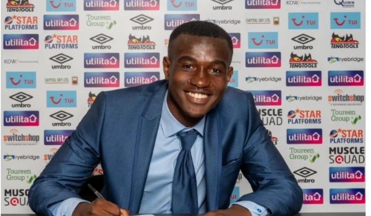 Rwandan-born youngster Claude Kayibanda  signed his first professional development contract with Luton Town. Courtesy