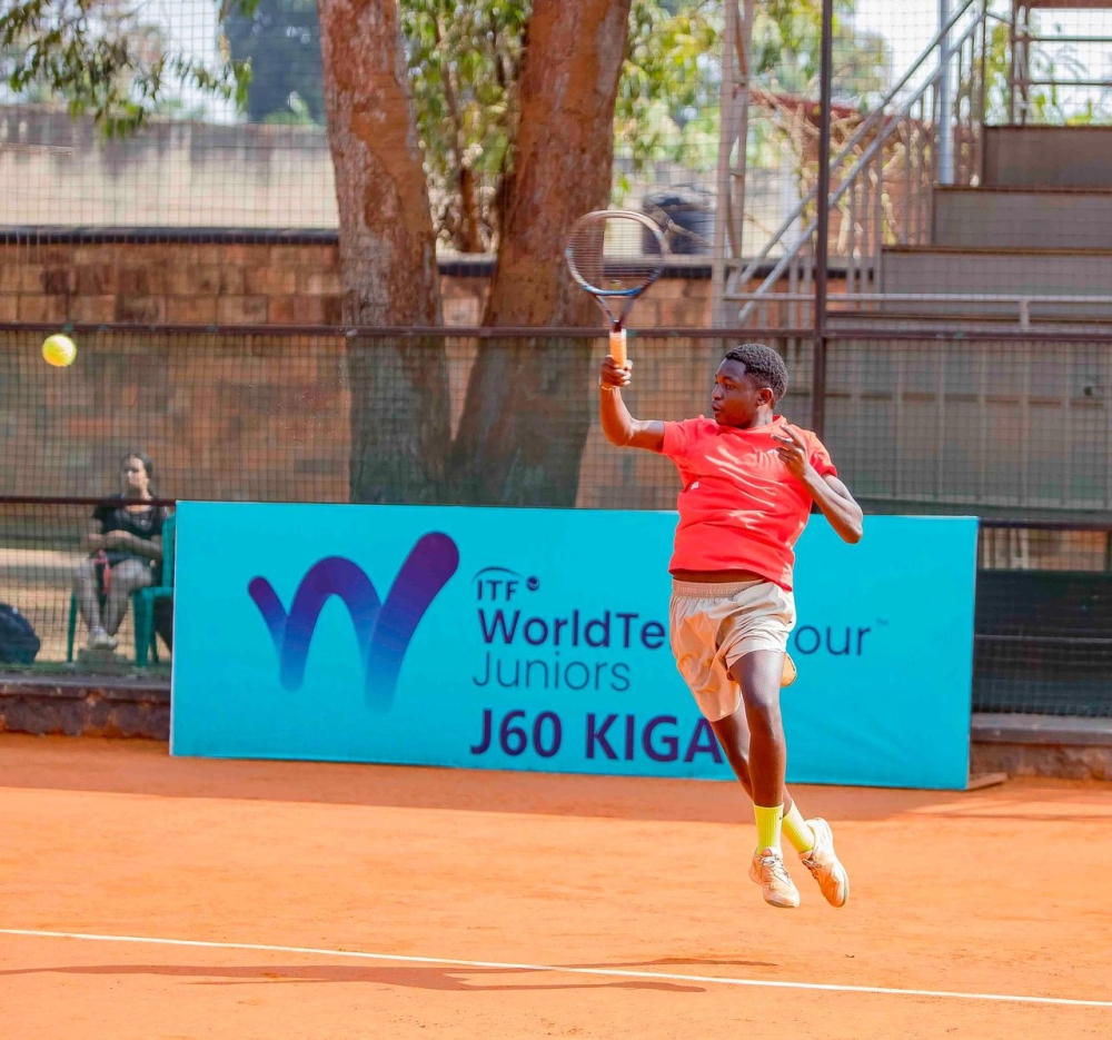 Rwanda&#039;s Claude Ishimwe will Tuesday, September 24, face Italian Denis Constantin Spiridon at Center Court
 in the round of 32 of Rwanda Open M25-Courtesy