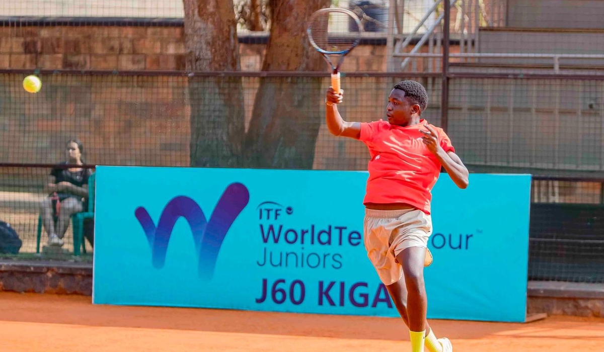 Rwanda&#039;s Claude Ishimwe will Tuesday, September 24, face Italian Denis Constantin Spiridon at Center Court
 in the round of 32 of Rwanda Open M25-Courtesy