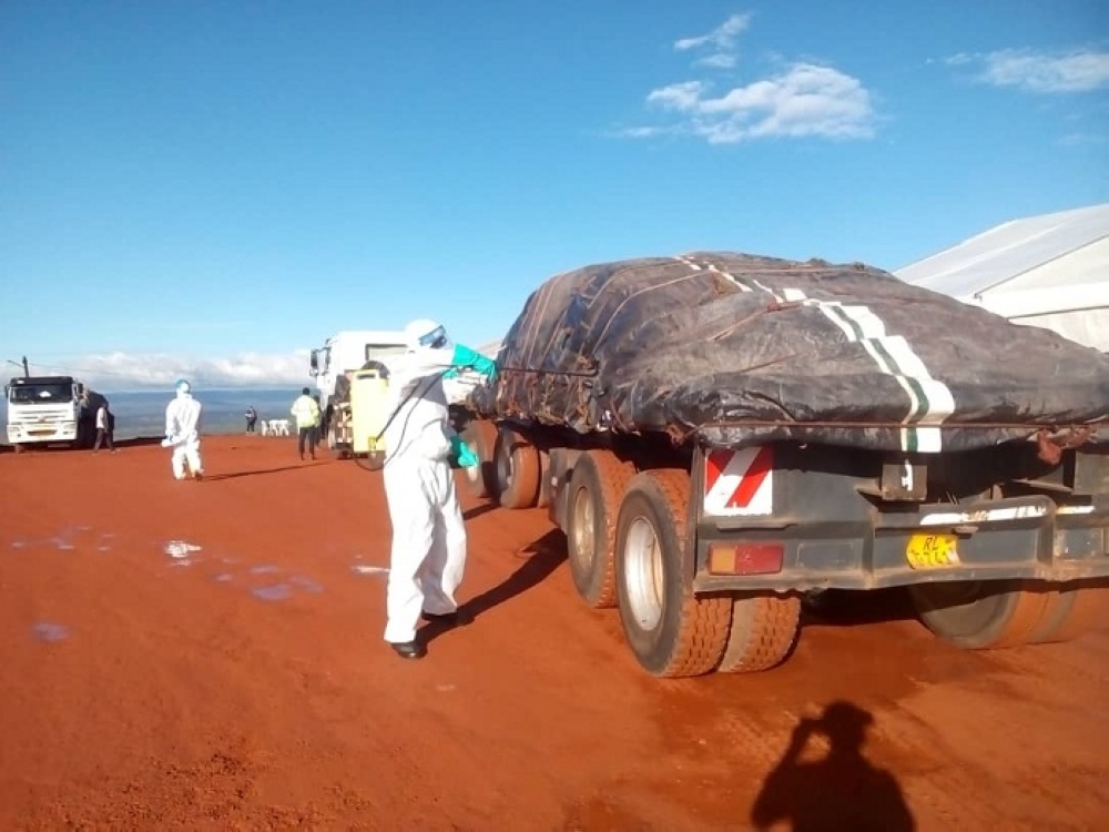 Kiyanzi Dry Port was created and operationalised as part of the government’s efforts to prevent the spread of COVID-19 while facilitating continuous movement of cargo across the region. File