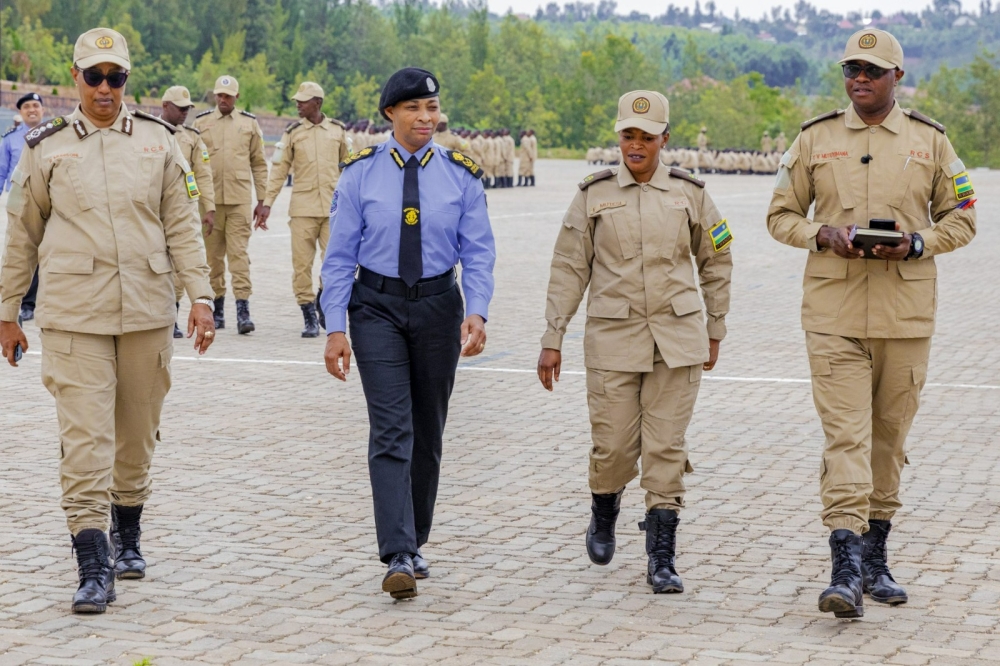 Seychelles’ Prisons Commissioner General, Janet Georges, during a guided visit at  Rwamagana Training School in Gishari  On Wednesday, September 25. Courtesy