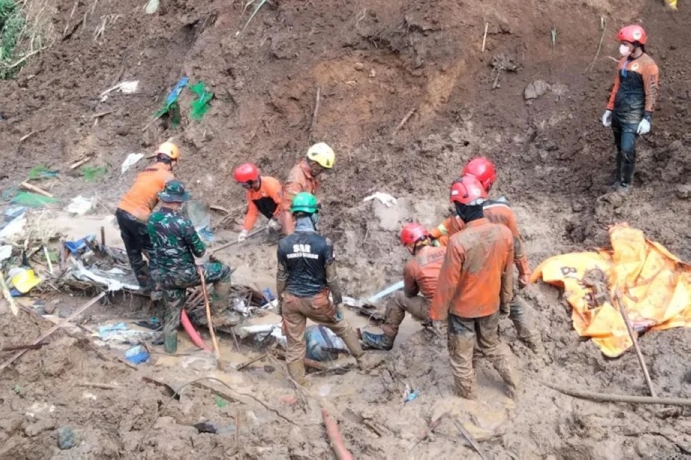 A previous landslide in June hit a district in Gorontalo province in Indonesia, collapsing a gold mine. Courtesy