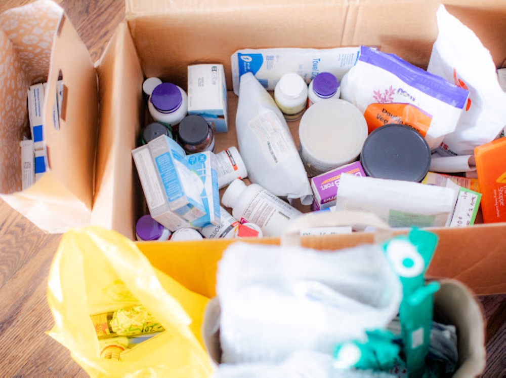 June 12 2024. Manhattan, NY.  Tamara Towbin, who suffered for years with a drug resistant UTI, posed for a portrait at her Chelsea apartment on Wednesday afternoon, and showed storage of the many drugs and devices she has had to use in the past to manage her illness. (Natalie Keyssar )