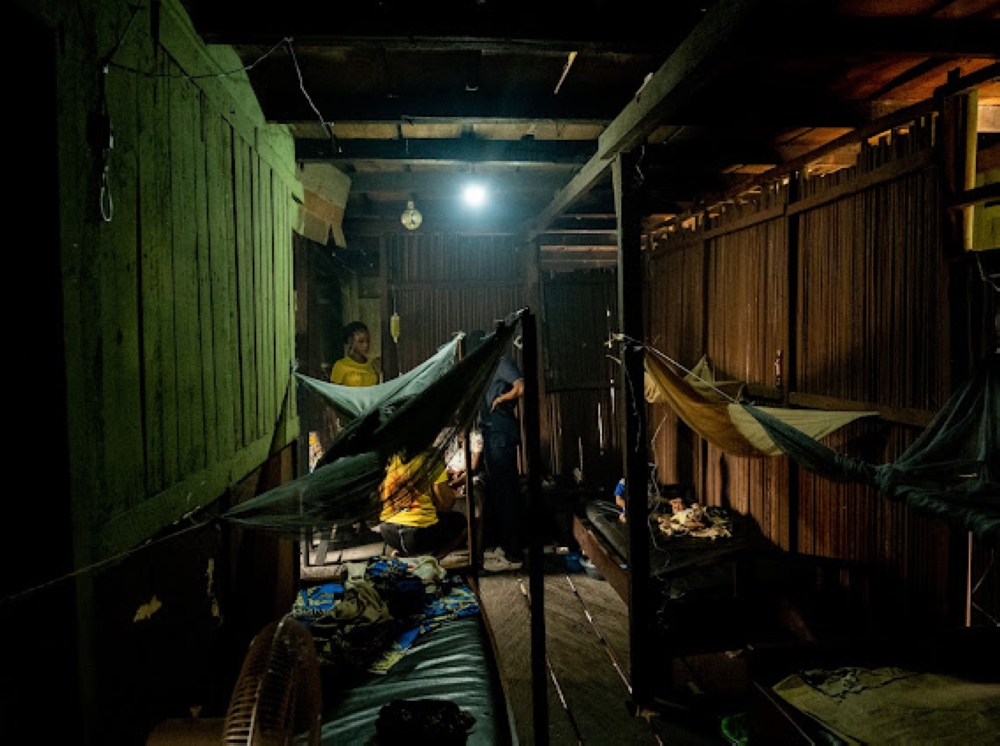 A wide view of beds with patients at GodBless by Faith Health Clinic in Makoko, Lagos on the 25th January, 2024.