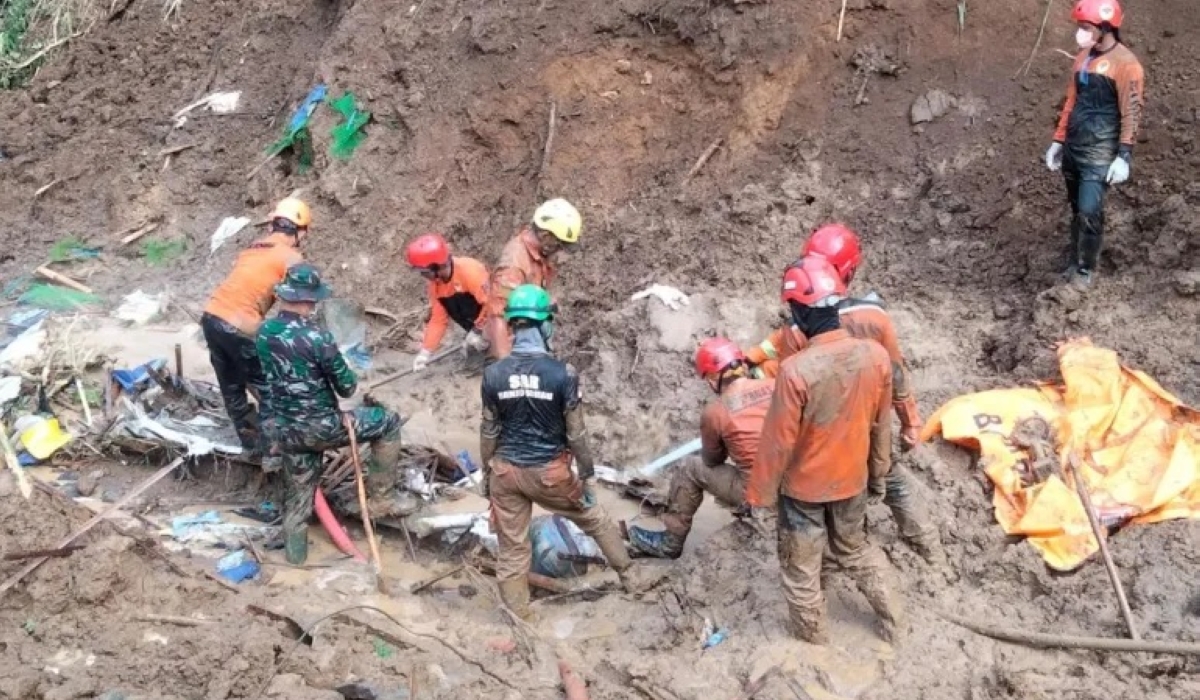 A previous landslide in June hit a district in Gorontalo province in Indonesia, collapsing a gold mine. Courtesy