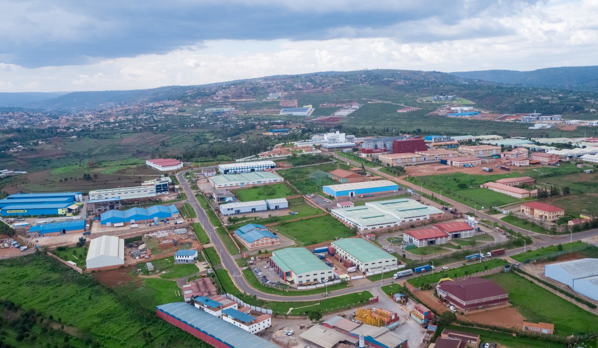 Aerial view of Kigali Special Economic Zone. File