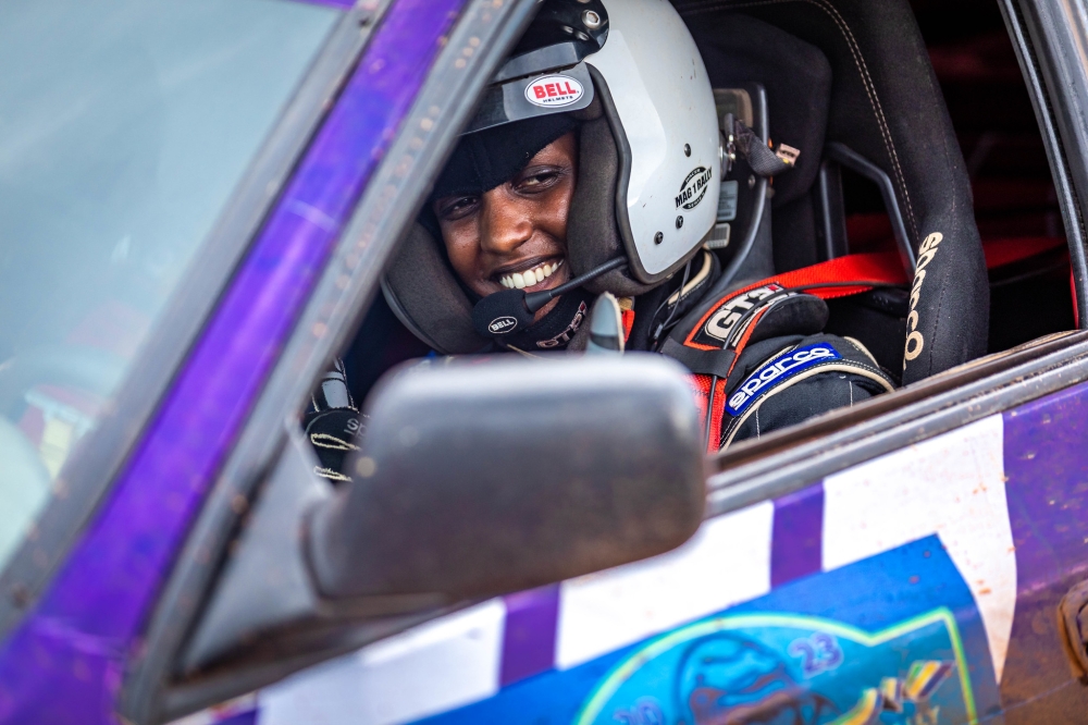 Fast-rising rally driver Queen Kalimpinya  continues to chase glory in her dream sport which has over the years been dominated by men. Photos by Dan Gatsinzi