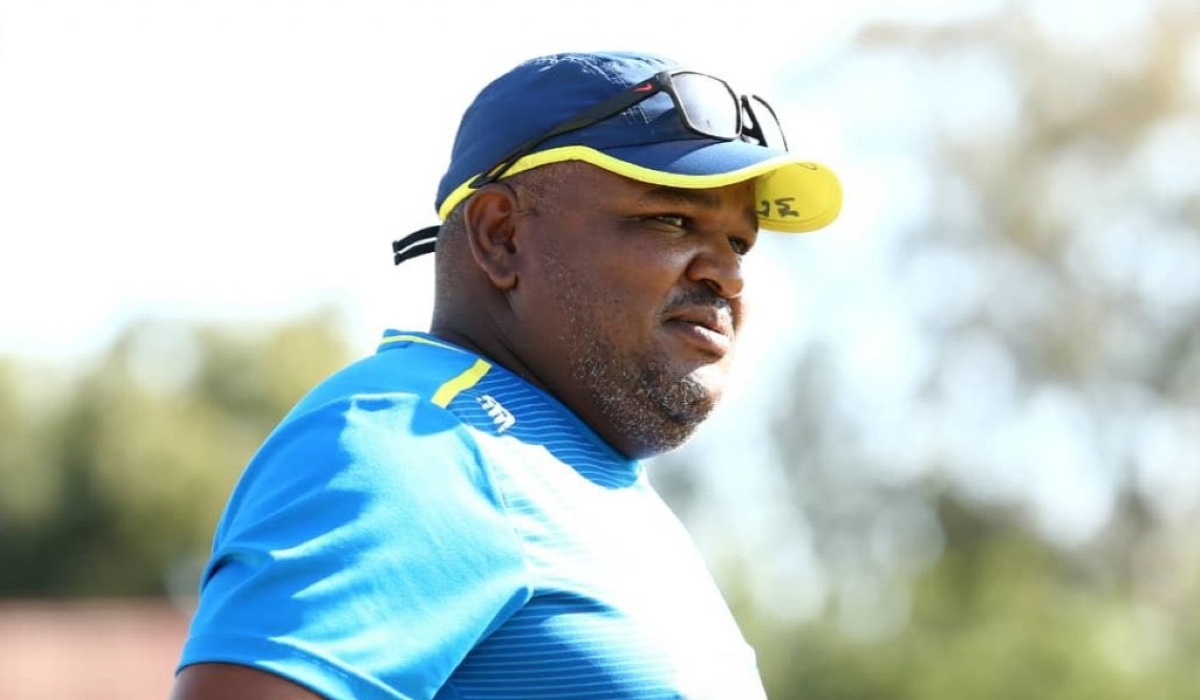 Rwanda cricket team head coach Lawrence Mahatlane.