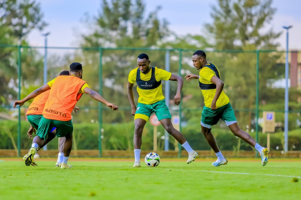 National team players during a training session ahead of  match day 3 of the 2025 Africa Cup of Nations qualifiers against Benin on October 11. Courtesy 