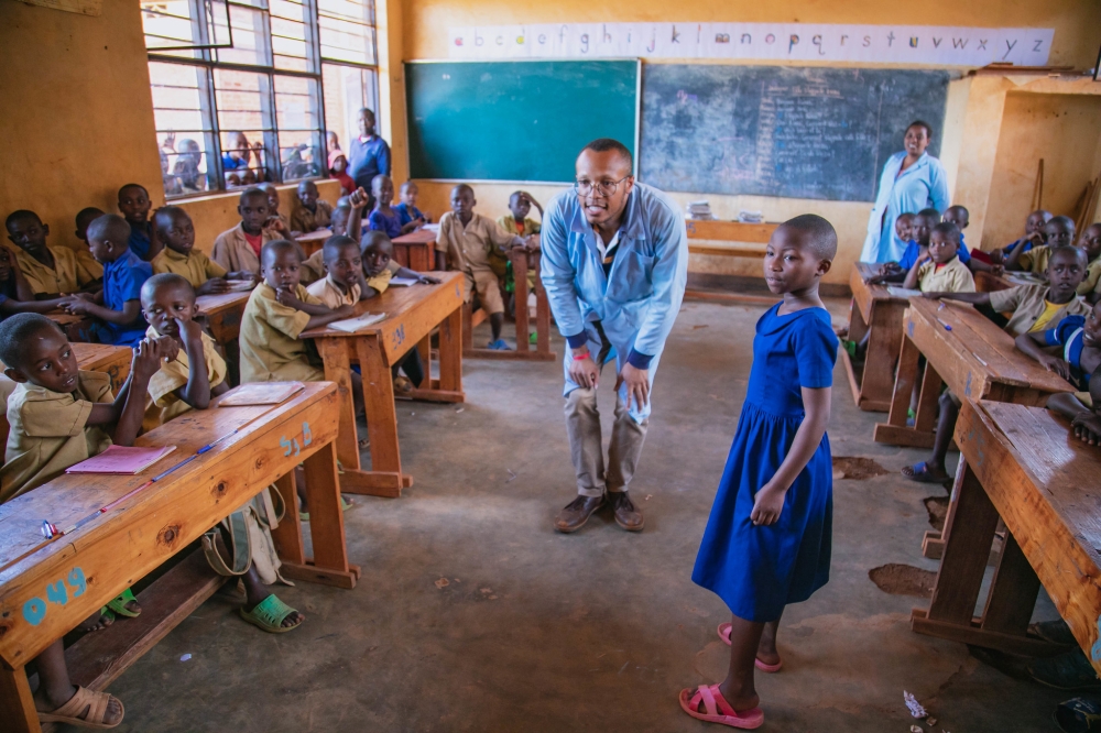 A teacher during a class at Ntendezi Primary school in Nyamasheke. As World Teachers&#039; Day 2024 is marked on  October 5, teachers in Rwanda are affected by five pressing issues.