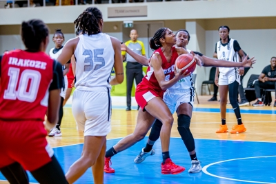 Rwanda Energy Group (REG) women’s basketball club beat APR BBC 76-51  at Petit Stade indoor gymnasium on October 6. COURTESY