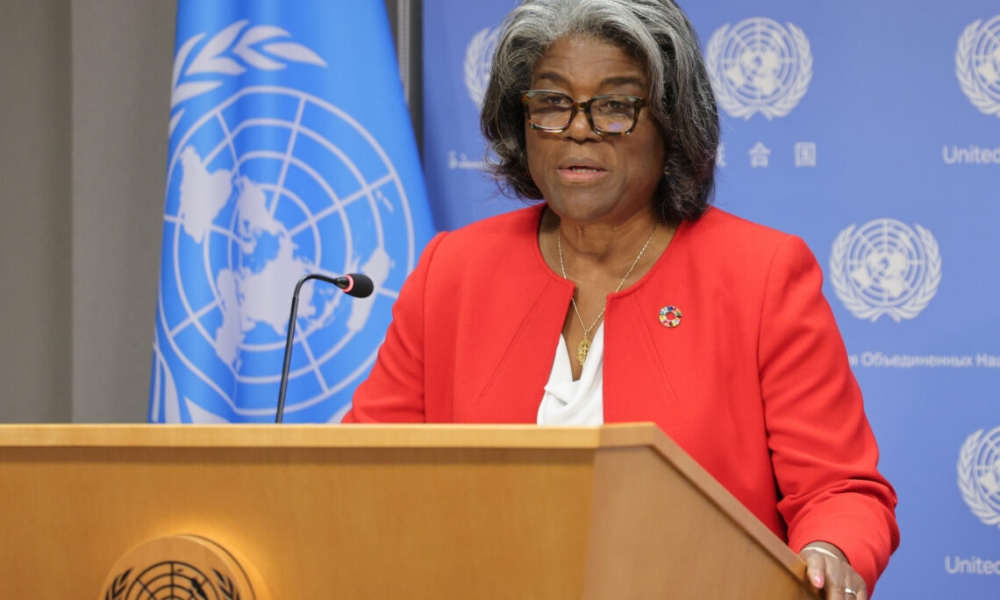 U.S. Ambassador to the United Nations, Linda Thomas-Greenfield. Courtesy