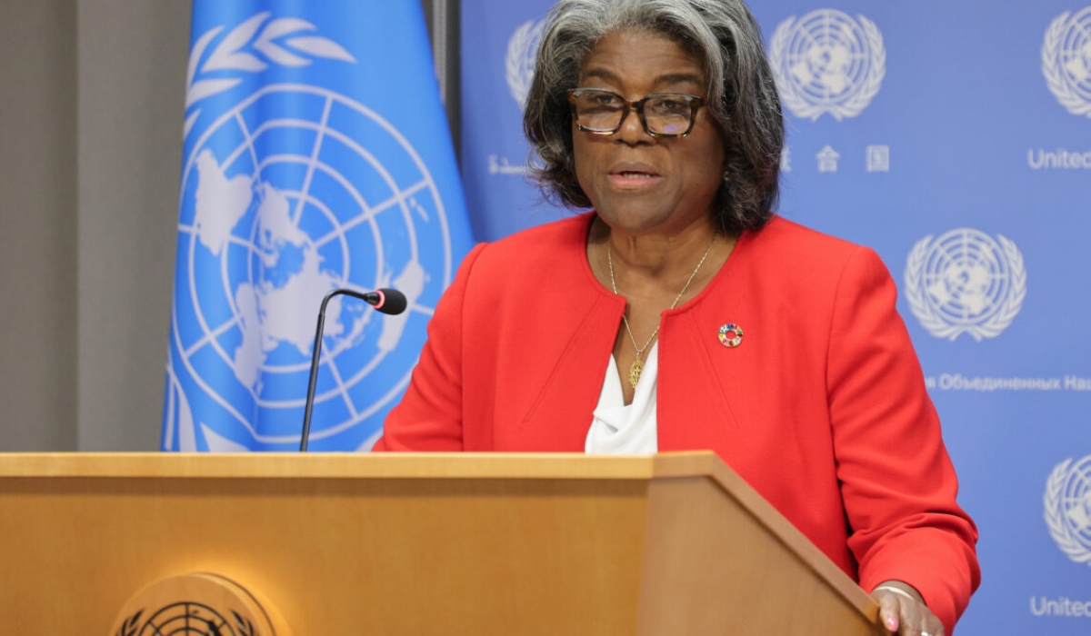 U.S. Ambassador to the United Nations, Linda Thomas-Greenfield. Courtesy