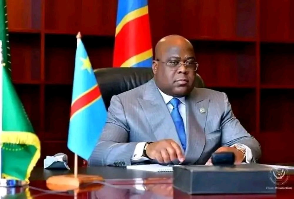 DR Congo President Felix Tshisekedi Tshilombo.