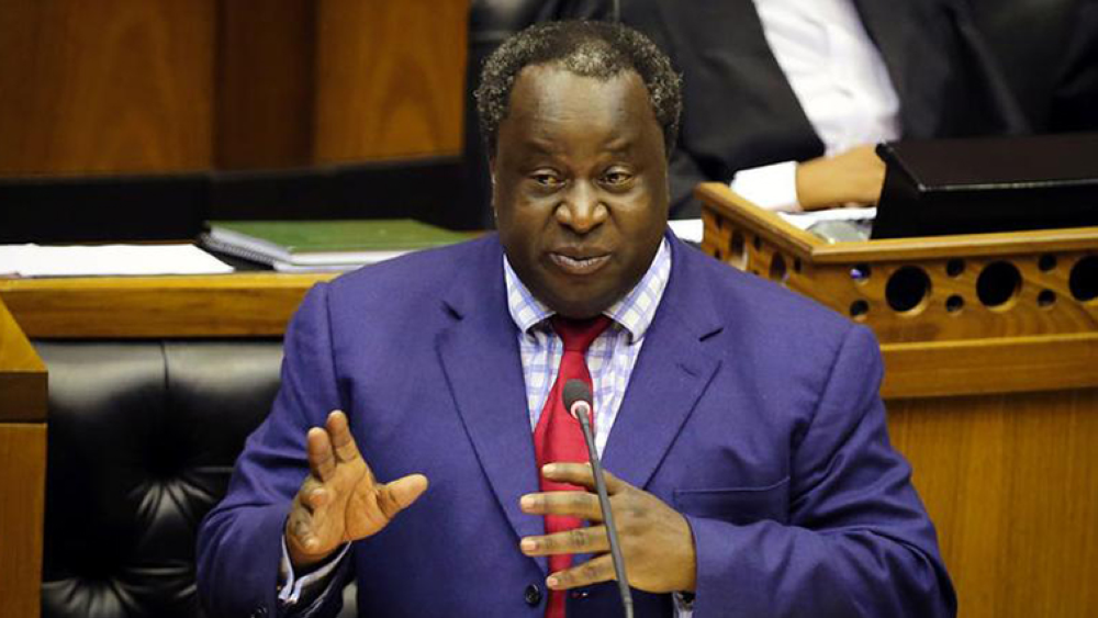 South Africa’s former finance minister Tito Mboweni died in a Johannesburg hospital on Sunday, October 12. Courtesy