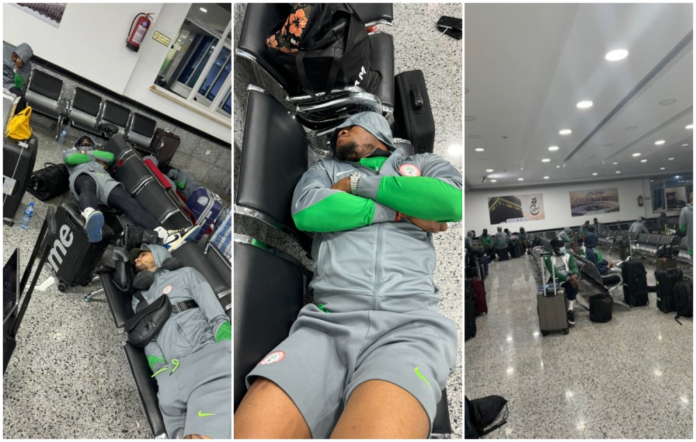 The Nigeria Football Federation has accused Libyan authorities of allegedly detaining the Super Eagles for one hour at Al Abaq airport. INTERNET PHOTO