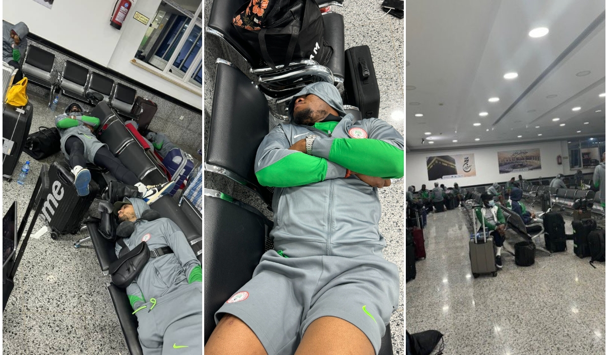 The Nigeria Football Federation has accused Libyan authorities of allegedly detaining the Super Eagles for one hour at Al Abaq airport. INTERNET PHOTO