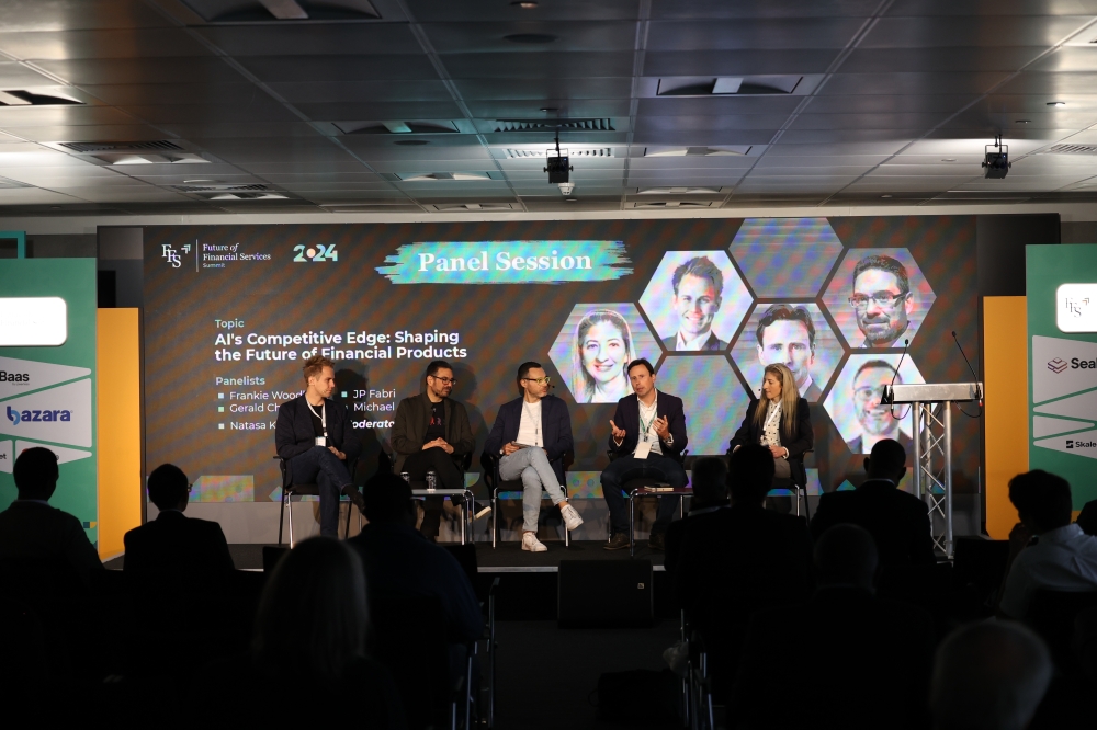 A panel at the Future of Financial Services Summit in London discuss the future of artificial intelligence in financial markets. 