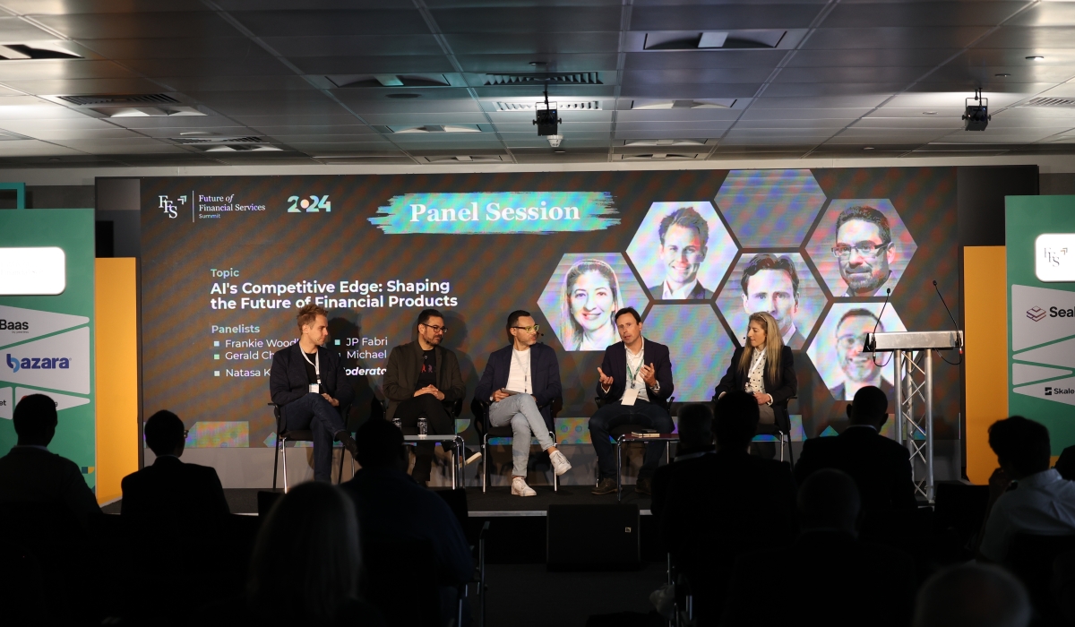 A panel at the Future of Financial Services Summit in London discuss the future of artificial intelligence in financial markets. 