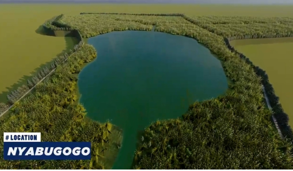 A view of artist&#039;s impression of Nyabugogo wetland that is set to be revamped. Fishing ponds are set to be established as part of the $80 million rehabilitation of five wetlands in Kigali. Courtesy