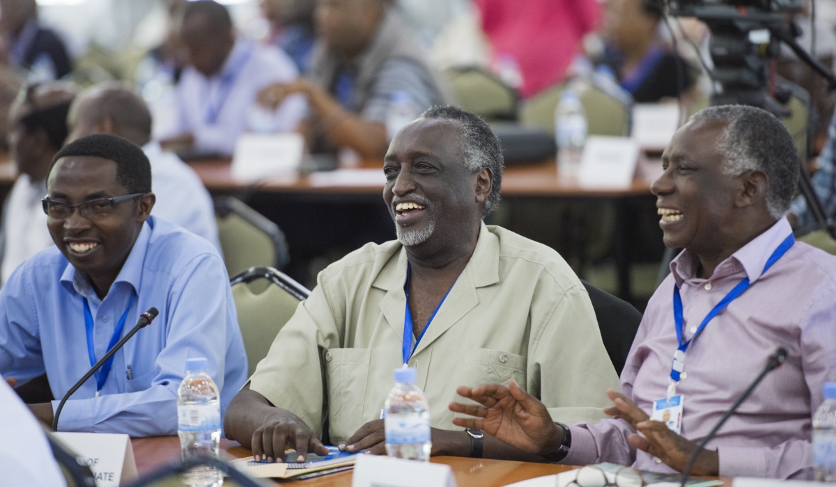 Leaders during the 13th National Leadership Retreat  Gabiro. File