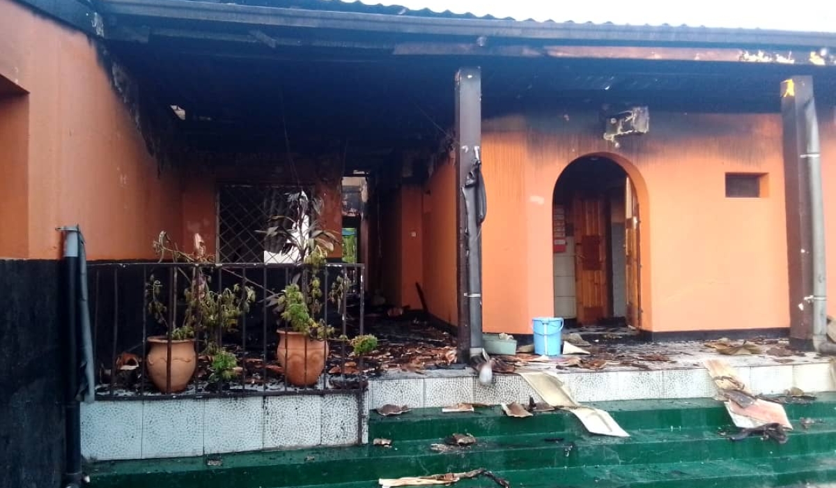 Hotel Muhabura has suspended its operations following a devastating fire that broke out on Monday, October 14. Courtesy