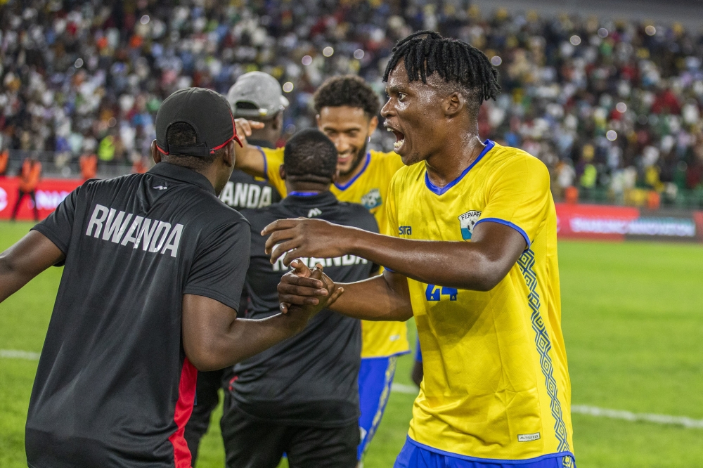 Rwanda increased their chances of qualifying for the AFCON 2025 finals after beating Benin 2-1 on Tuesday, October 15 at Amahoro Stadium. Photo by Emmanuel Dushimimana.