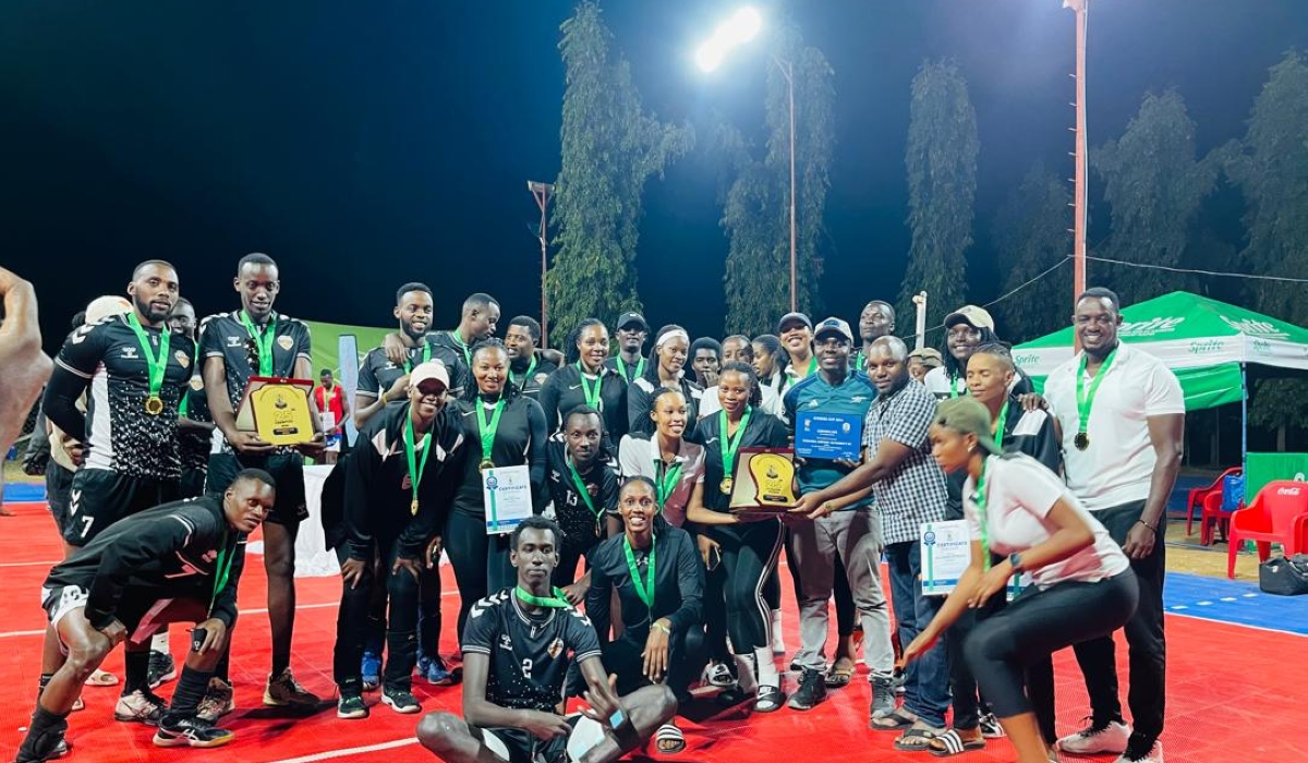 Rwanda’s APR women volleyball clubs are  winners of the 2024 Nyerere International Volleyball tournament in Moshi, Tanzania, on Monday, October 14. Courtesy