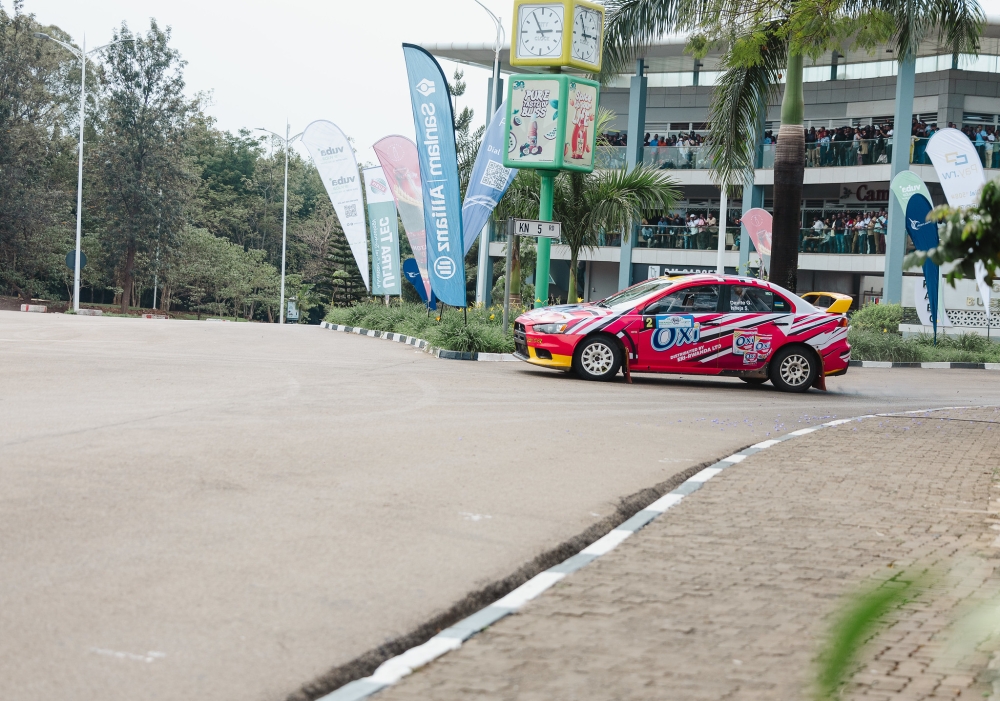 Rwanda’s Giancarlo Davite and co-pilot Sandrine Isheja emerged second in their Mitsubishi Lancer Evo.